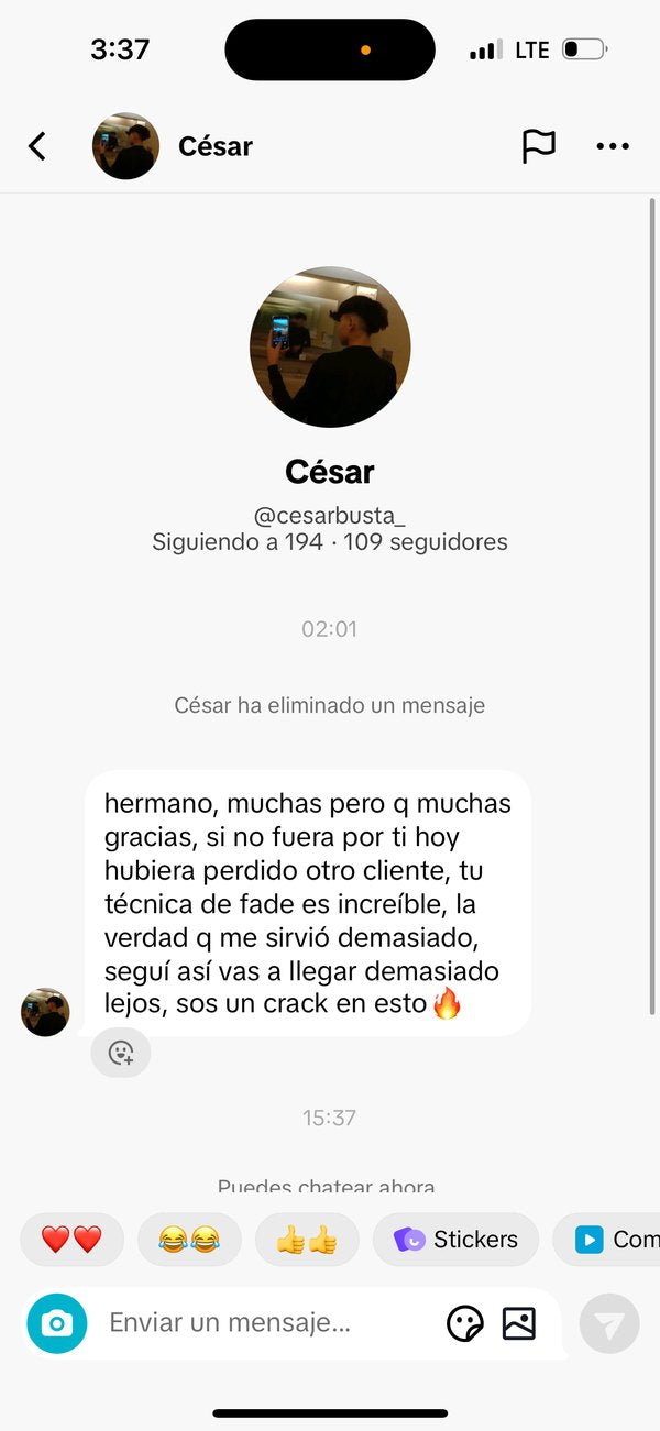 Reseña real de un alumno de Fade Masters