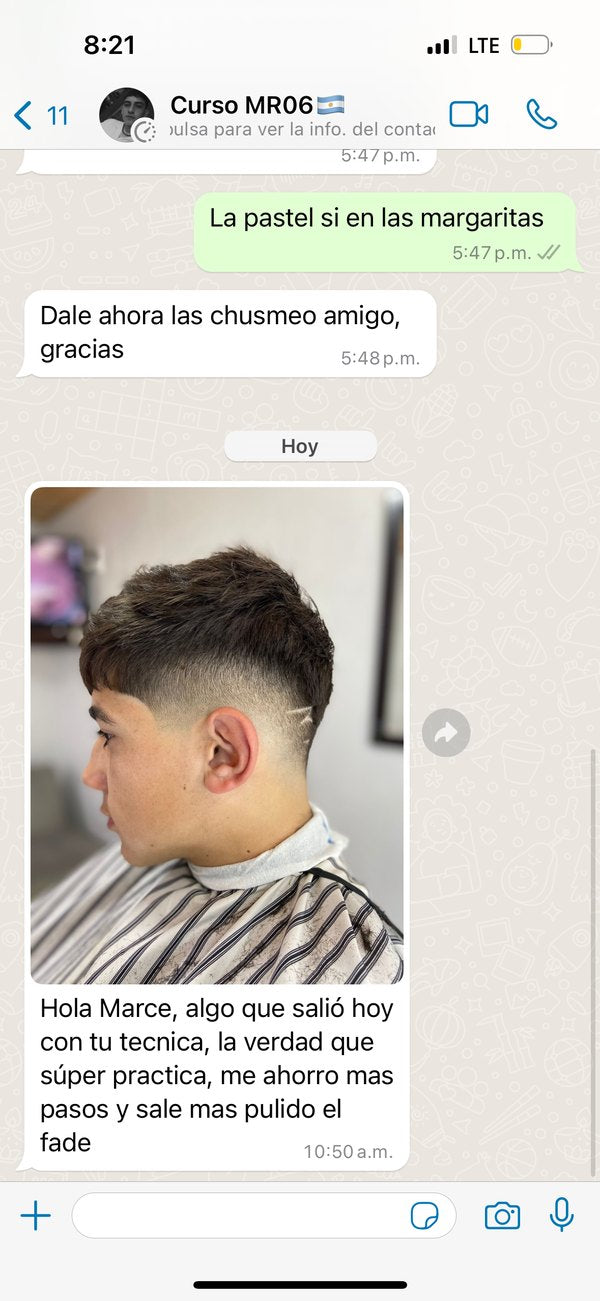Reseña real de un alumno de Fade Masters