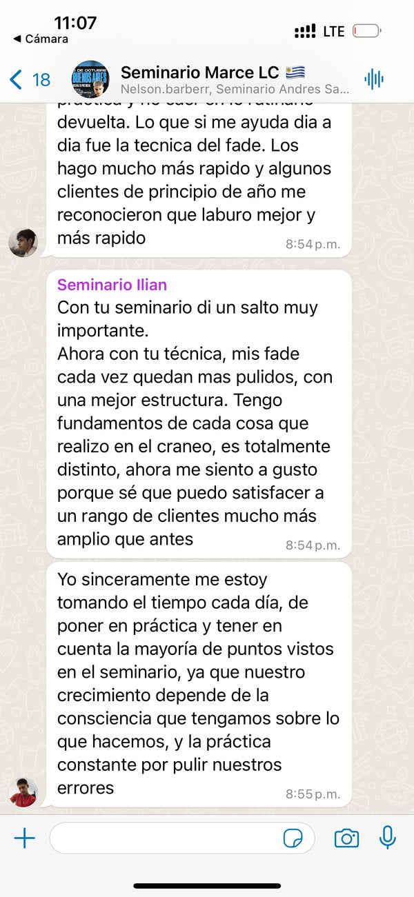 Reseña real de un alumno de Fade Masters