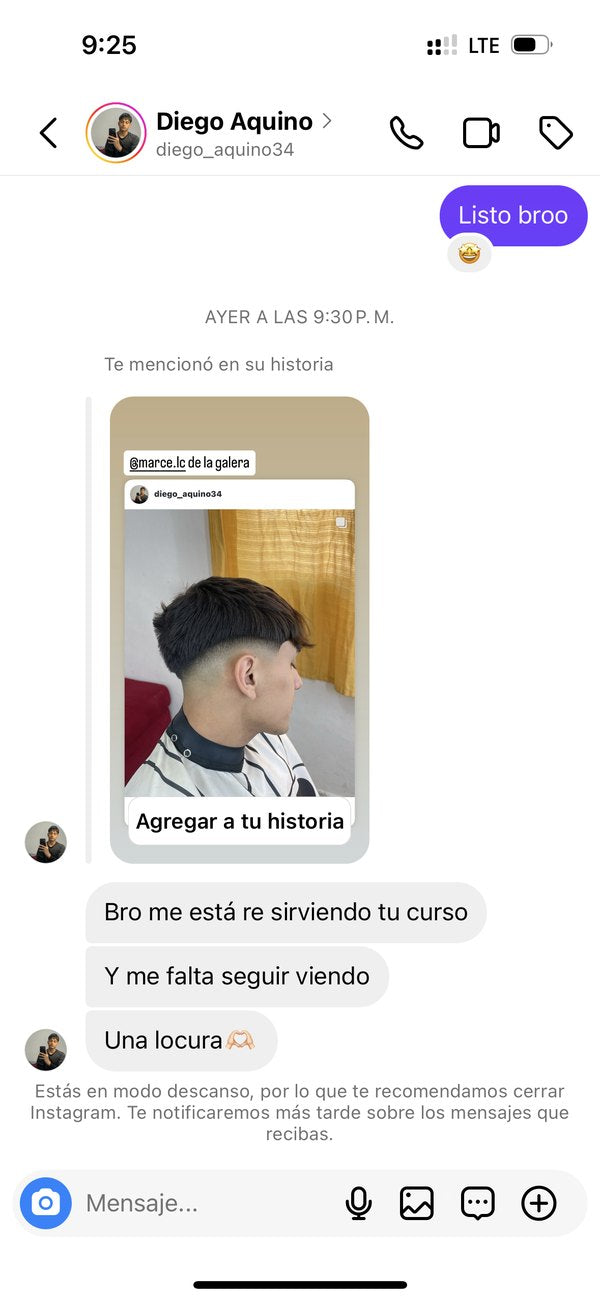 Reseña real de un alumno de Fade Masters