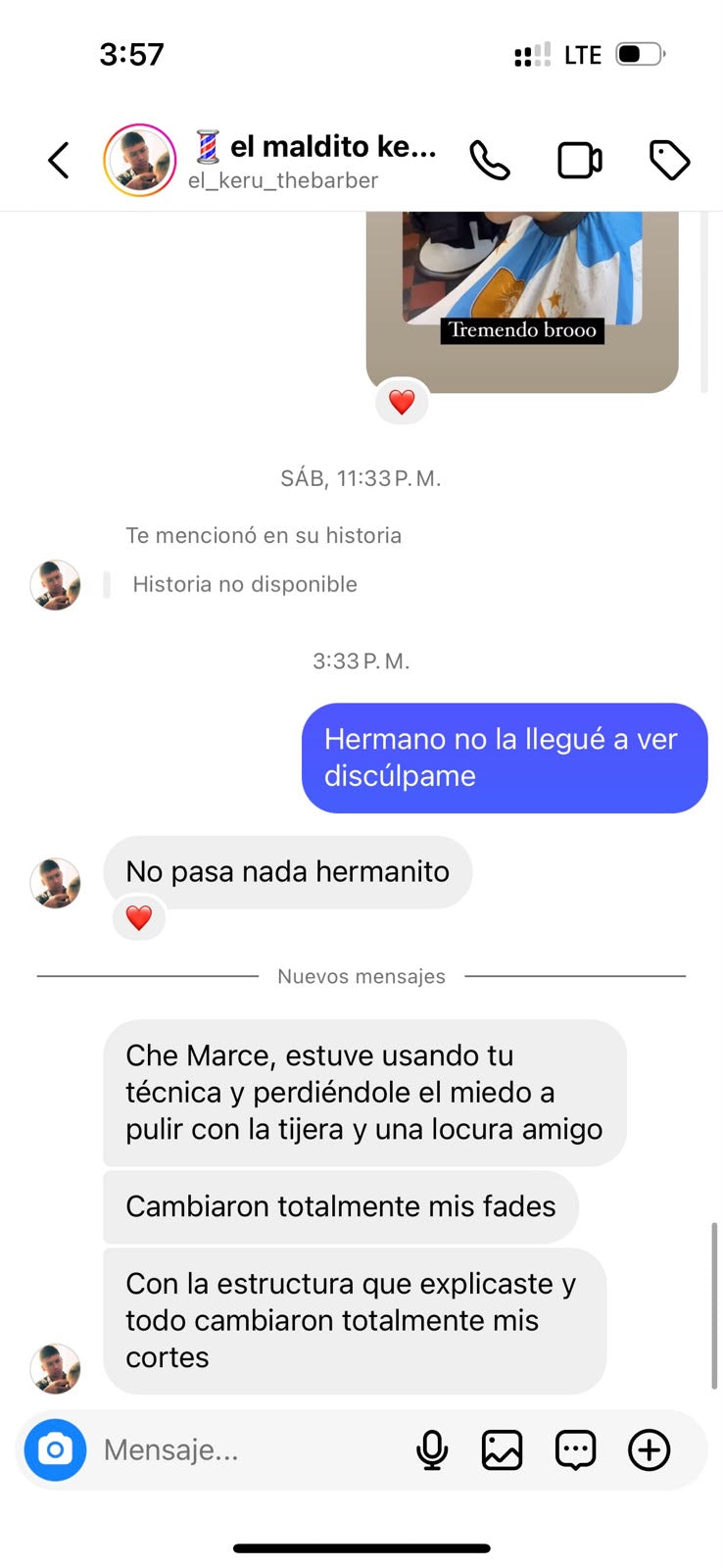 Reseña real de un alumno de Fade Masters