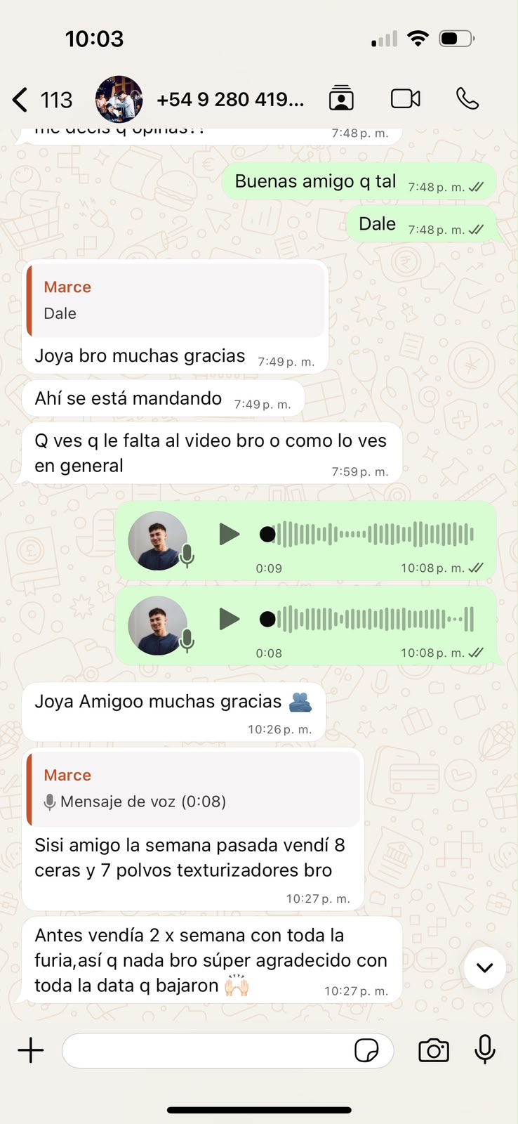 Reseña real de un alumno de Fade Masters