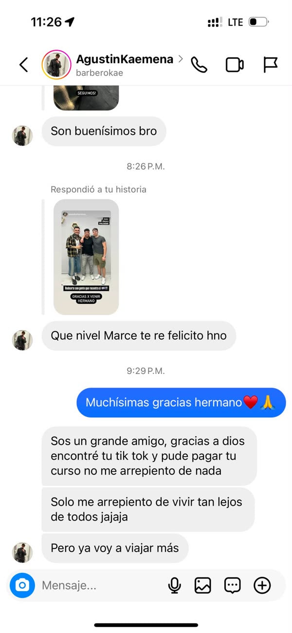 Reseña real de un alumno de Fade Masters